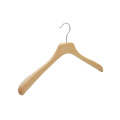 Custom luxury beech Wooden Coat Suit Hanger for men and women's clothing